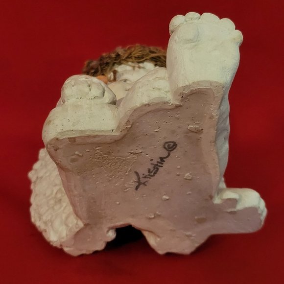 Vintage Cherub Angel & Bluebird Figurine - Picture 5 of 13